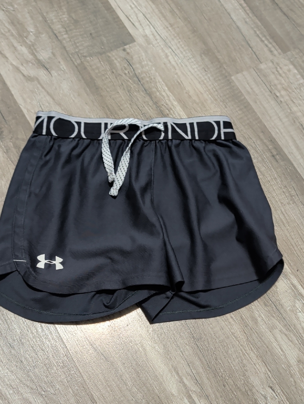 Under Armour Black Women's Lightweight Training Shorts with Logo Waistband